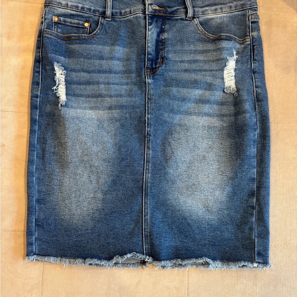 Denim Blue Skirt